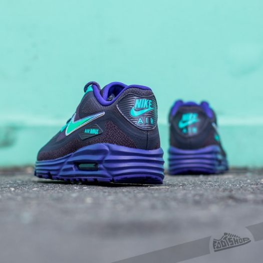 Nike air max 90 purple and teal top