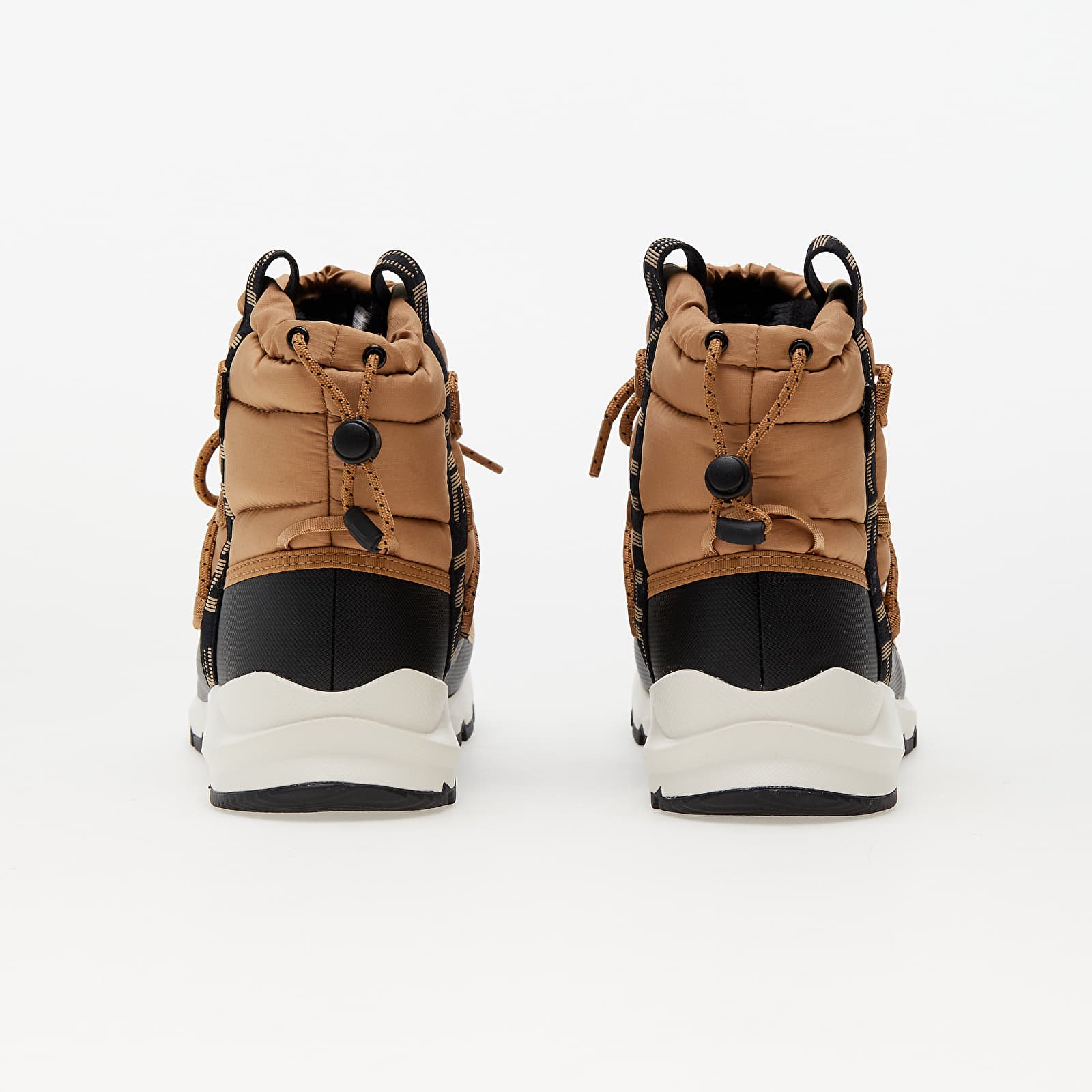 Damen Sneaker und Schuhe The North Face Thermoball Lace Up Wp Almond Butter/ TNF Black
