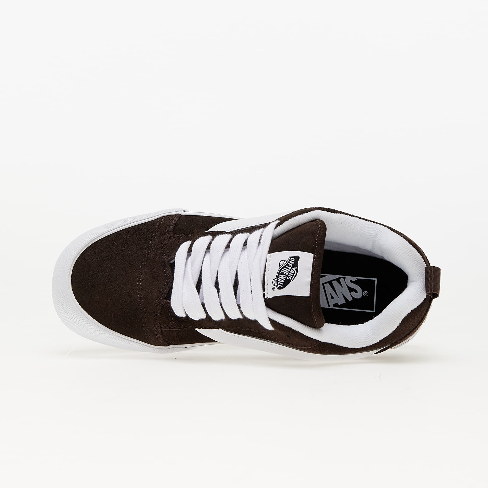 Sapatos de homem Vans Knu Skool Brown/ White