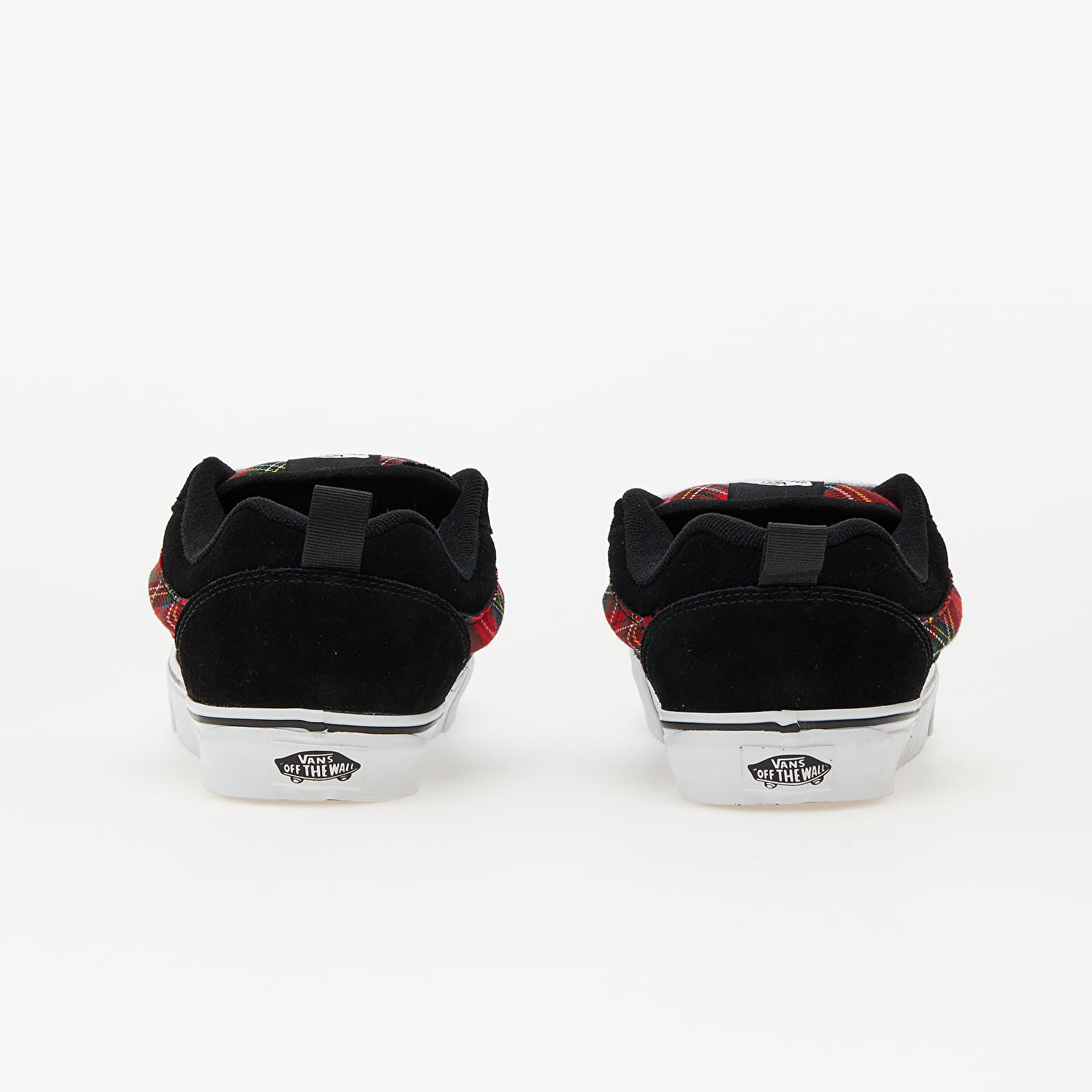 Vans black with new arrivals red stripe