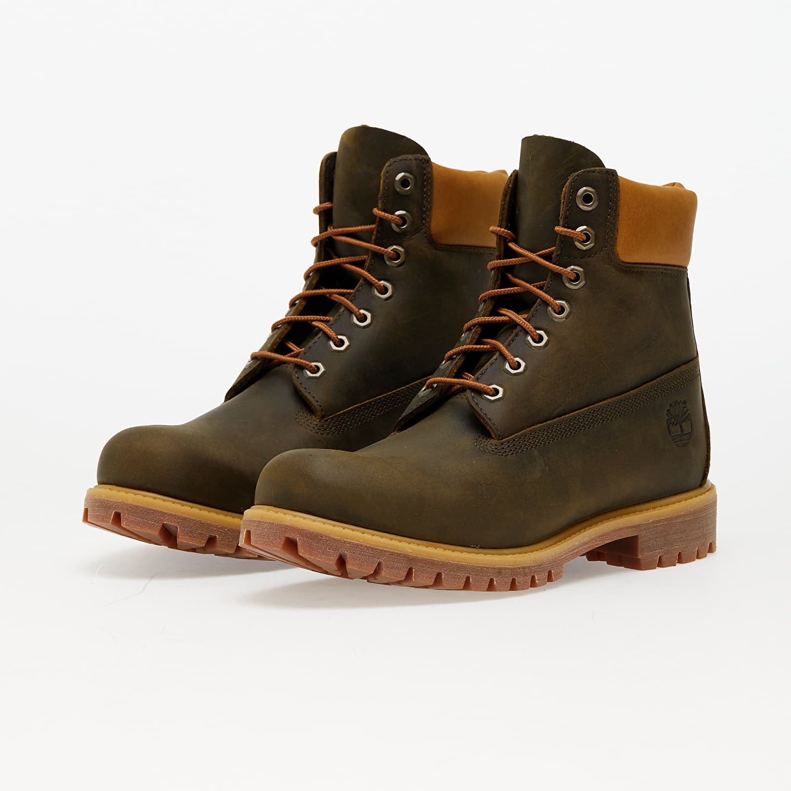 Men s shoes Timberland 6 Inch Lace Up Waterproof Boot Olive Footshop