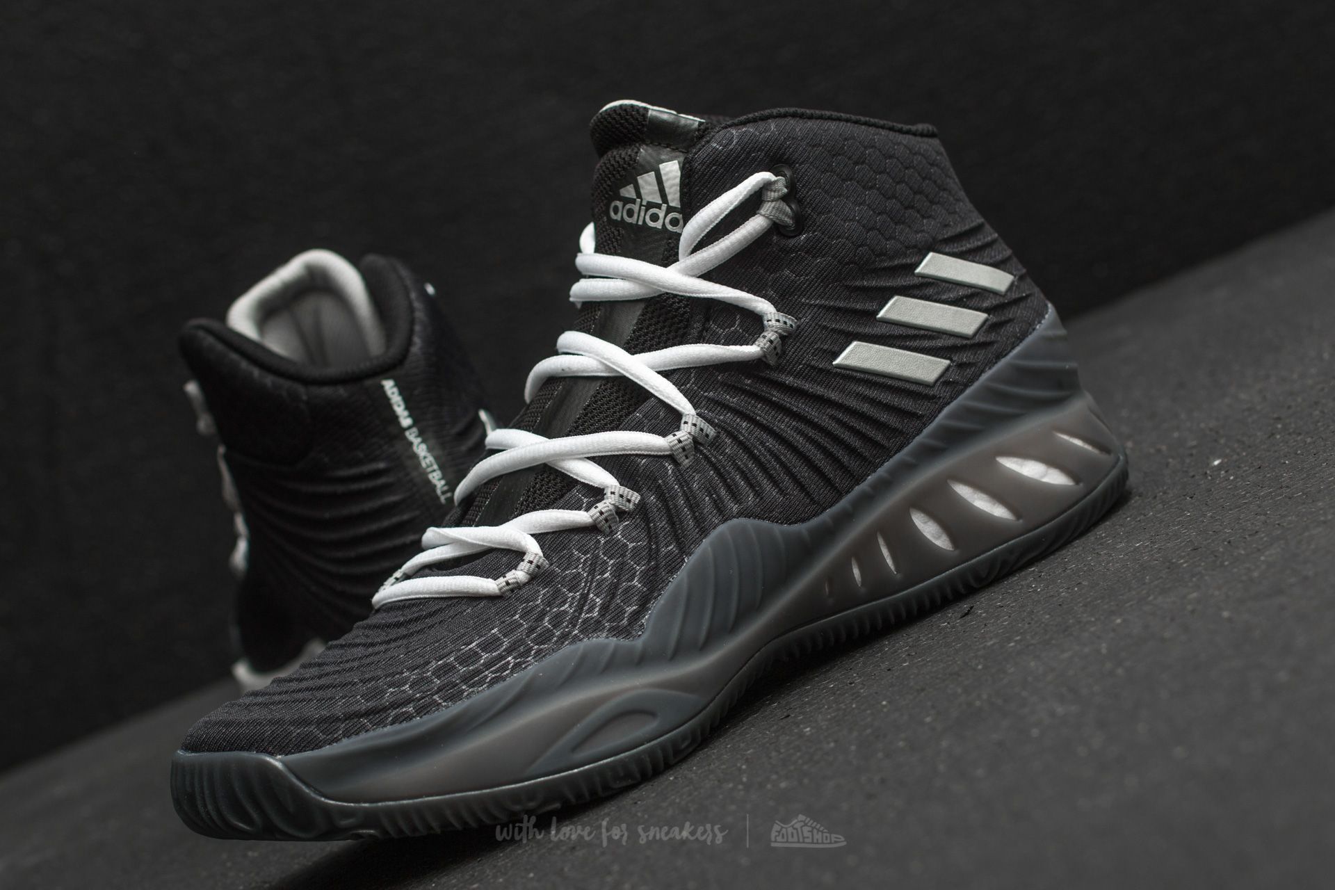 Vyriška avalynė adidas Crazy Explosive 2017 Core Black/ Silver Metalic/ Light Solid