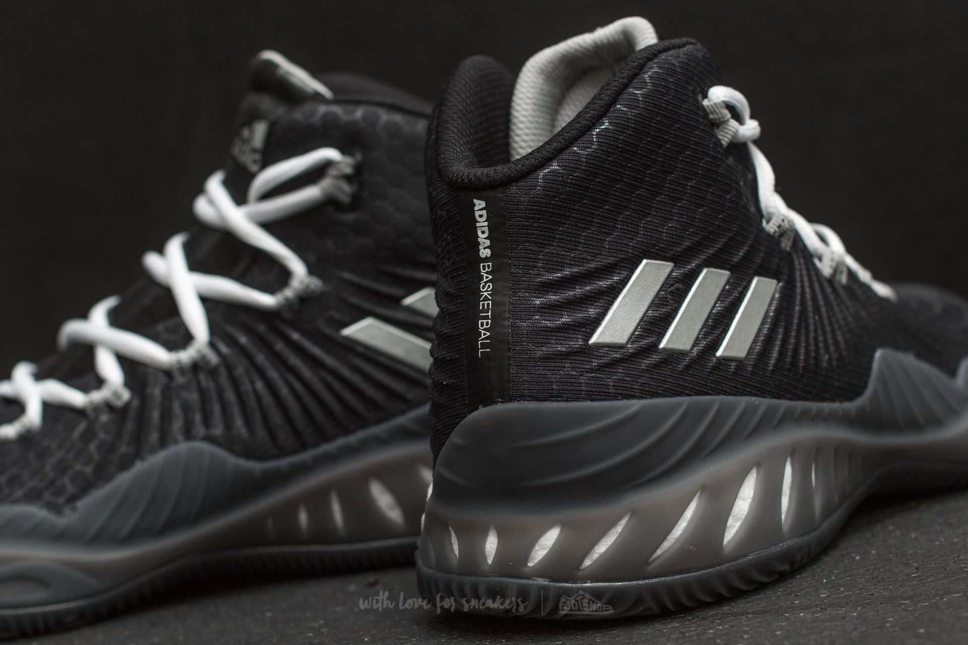 Vyriška avalynė adidas Crazy Explosive 2017 Core Black/ Silver Metalic/ Light Solid