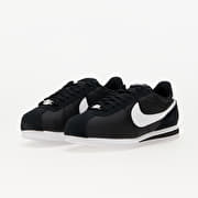 nike cortez women black and white