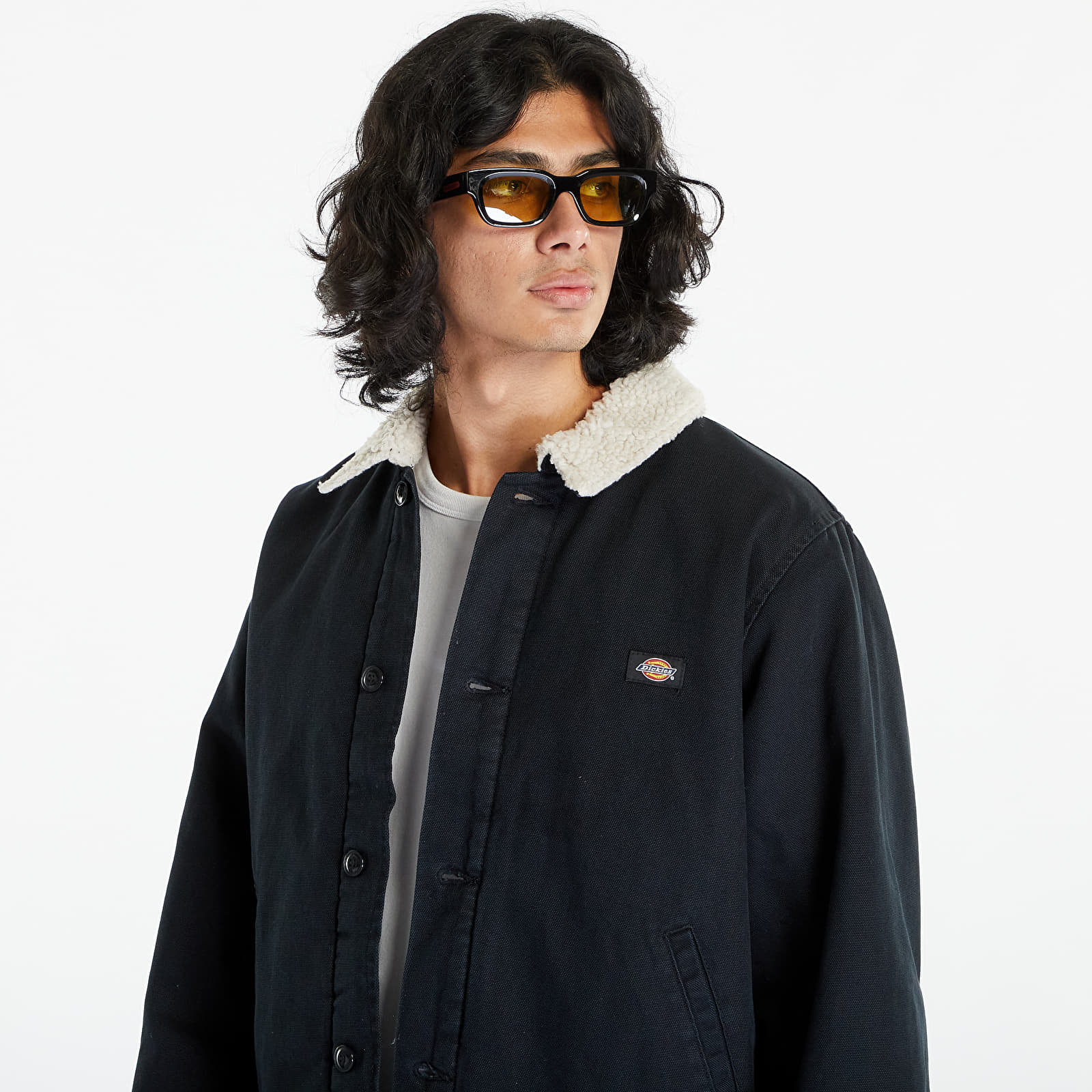 Jackets Dickies Duck Canvas Deck Jacket Stone Washed Black