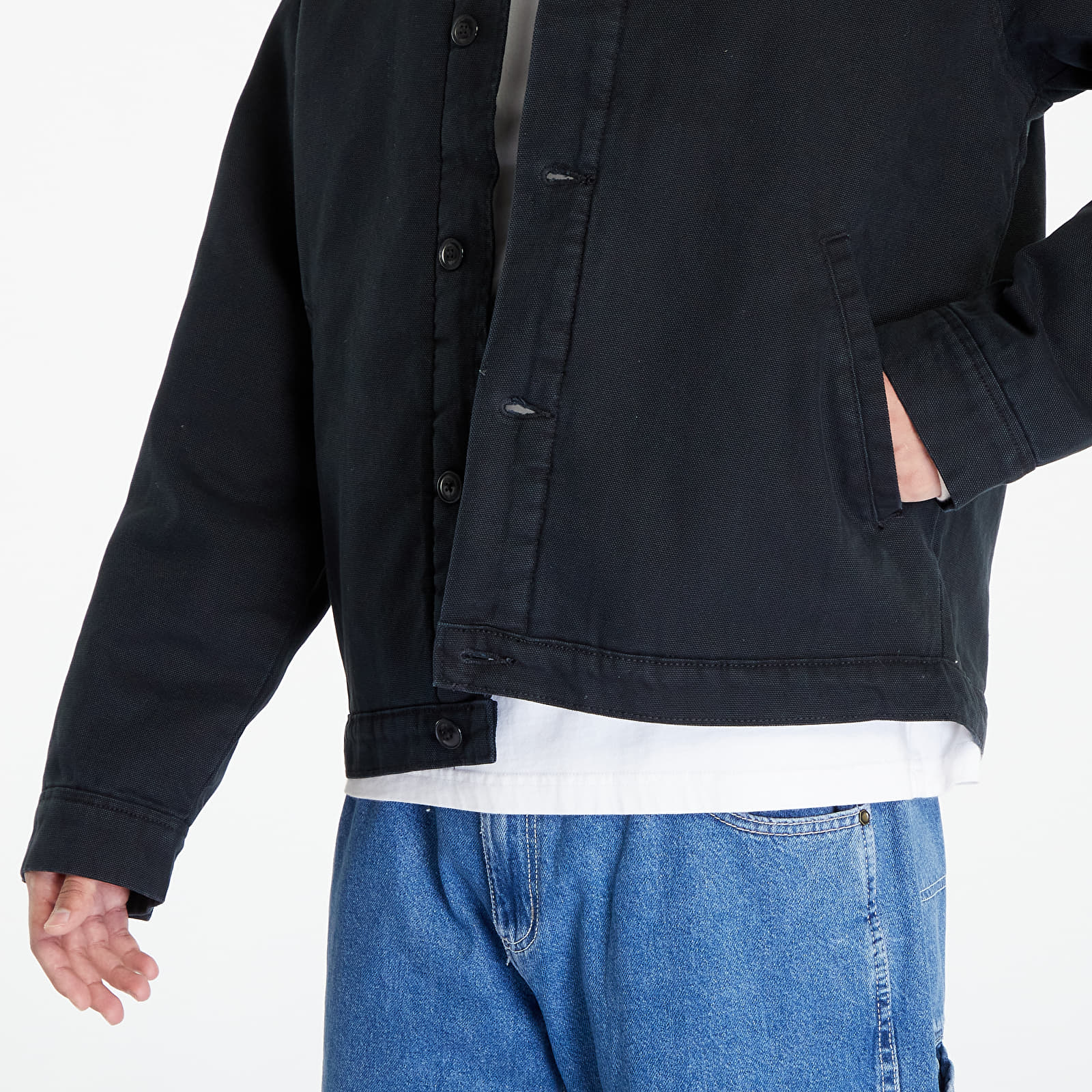 Jackets Dickies Duck Canvas Deck Jacket Stone Washed Black