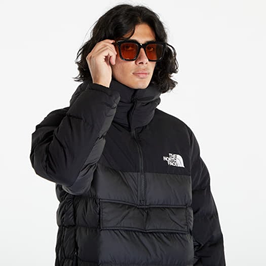 the north face himalayan insulated synthetic anorak jacket in black