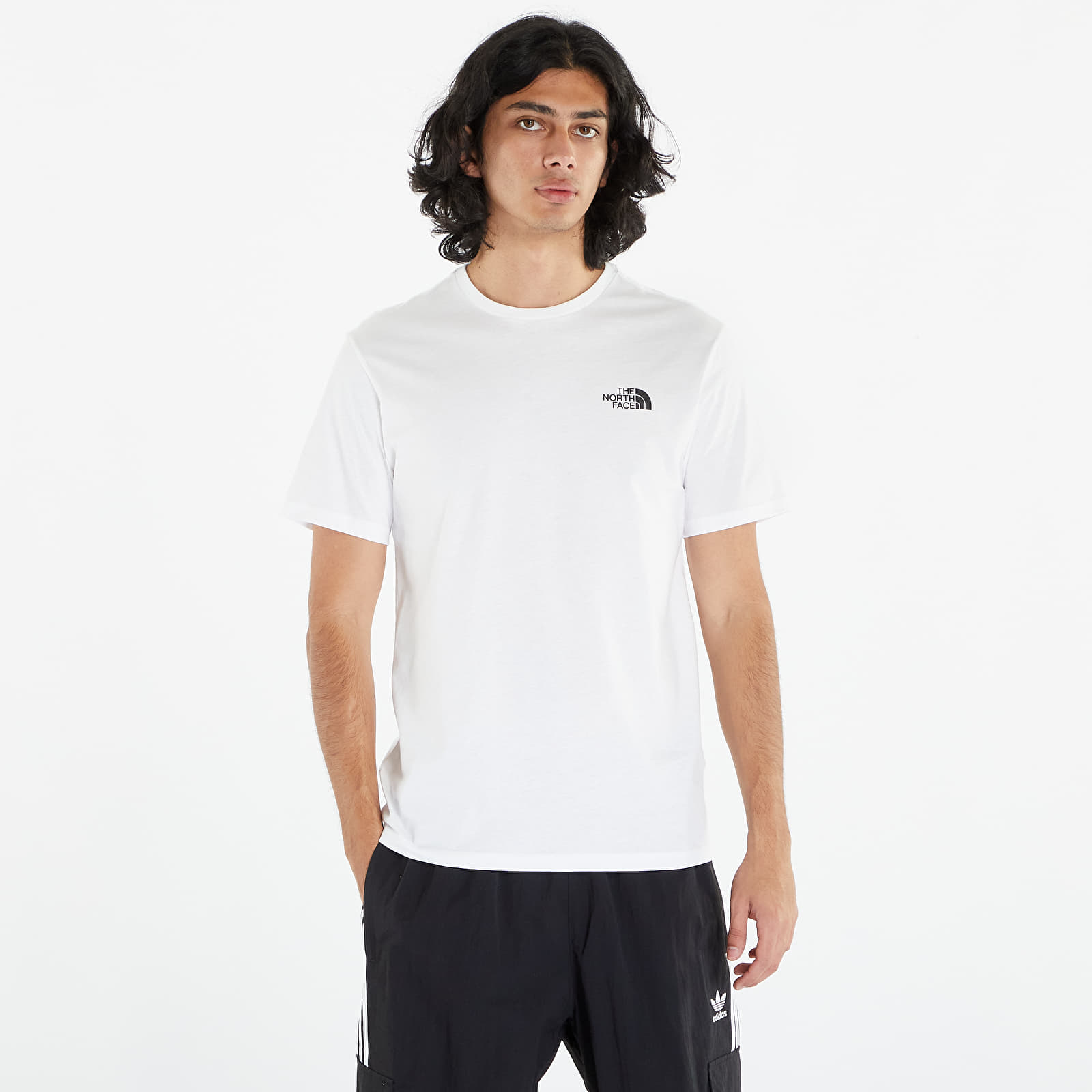 Levně The North Face Collage Tee TNF White/ Boysenberry