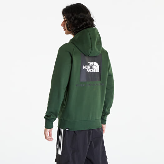 North face raglan red box hoodie on sale