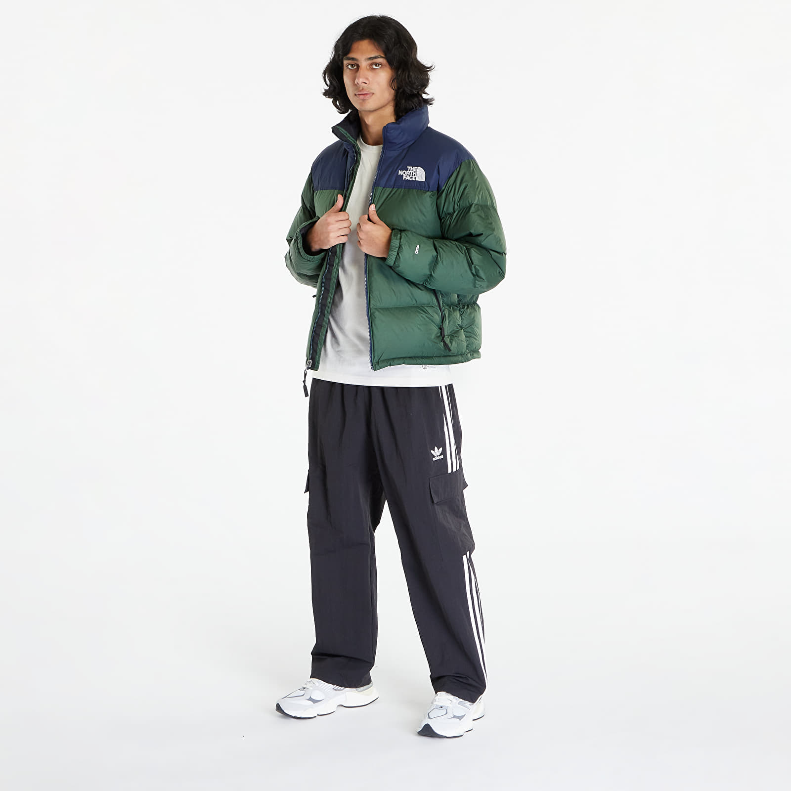 Bundy The North Face M 1996 Retro Nuptse Jacket Pine Needle/ Summit Navy