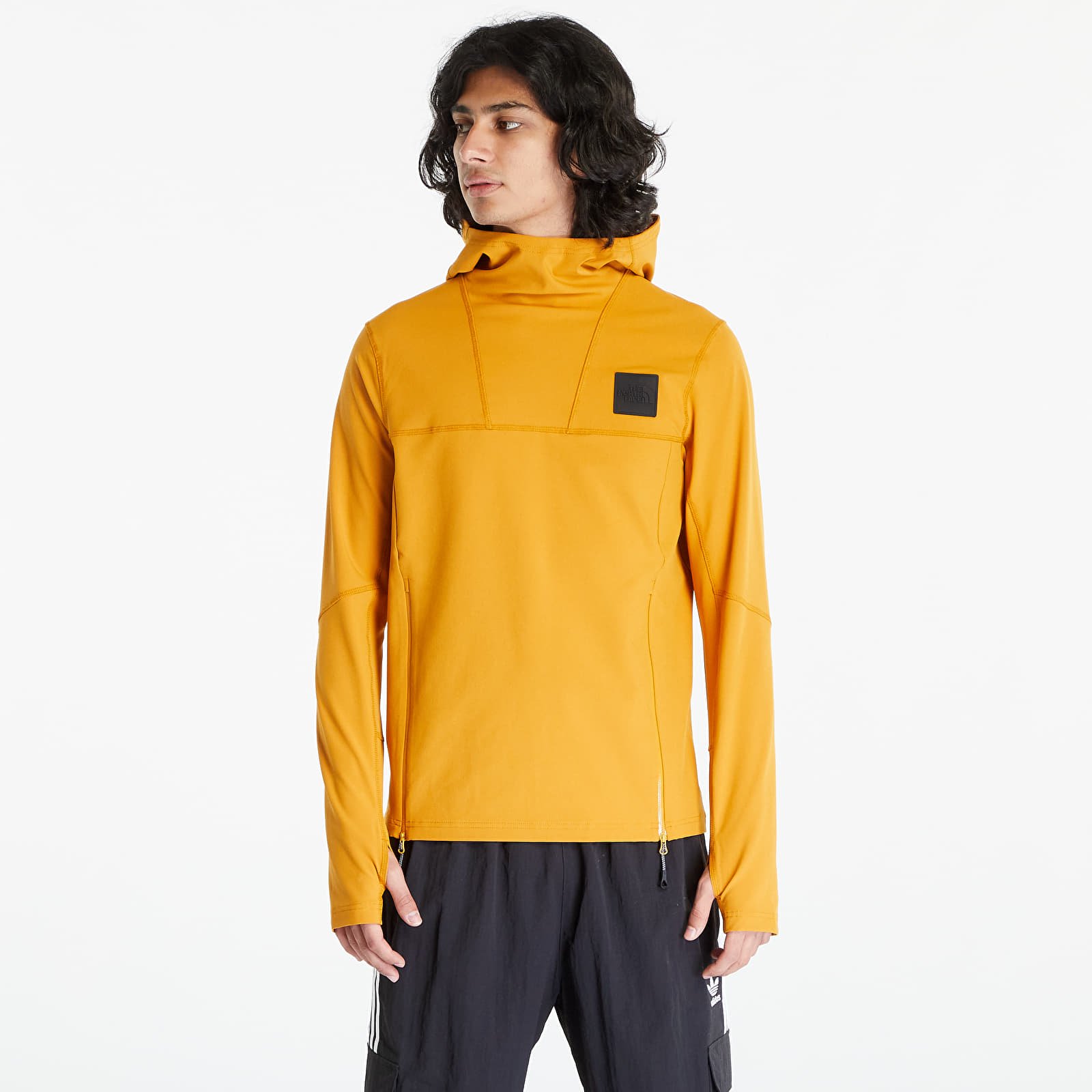 Bluzy The North Face 2000s Zip Tech Hoodie Citrine Yellow