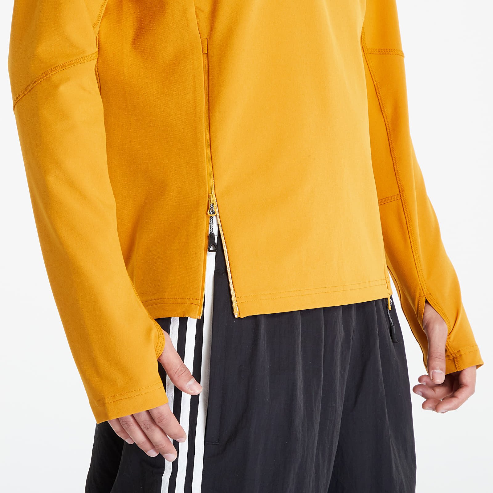 Bluzy The North Face 2000s Zip Tech Hoodie Citrine Yellow
