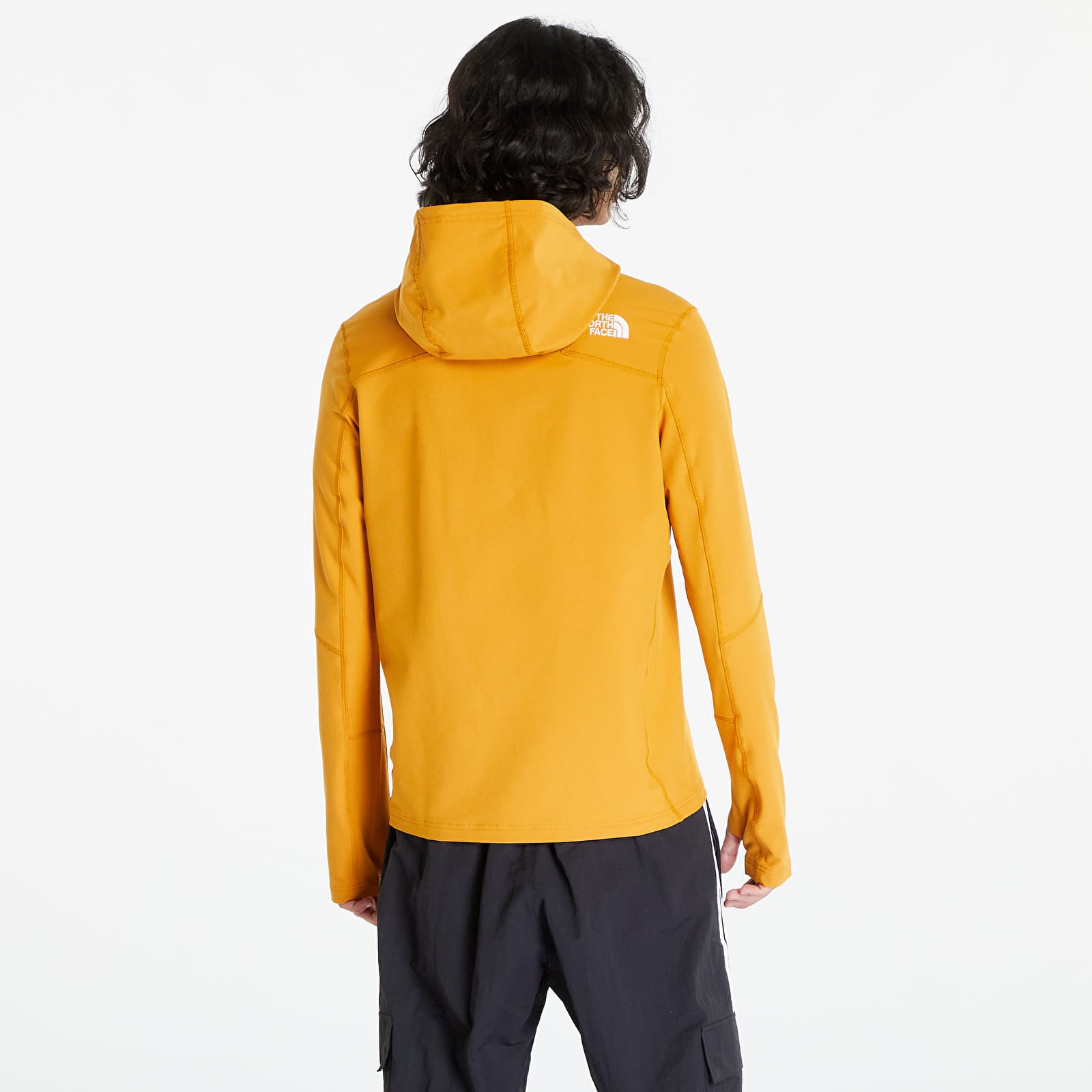 Bluzy The North Face 2000s Zip Tech Hoodie Citrine Yellow