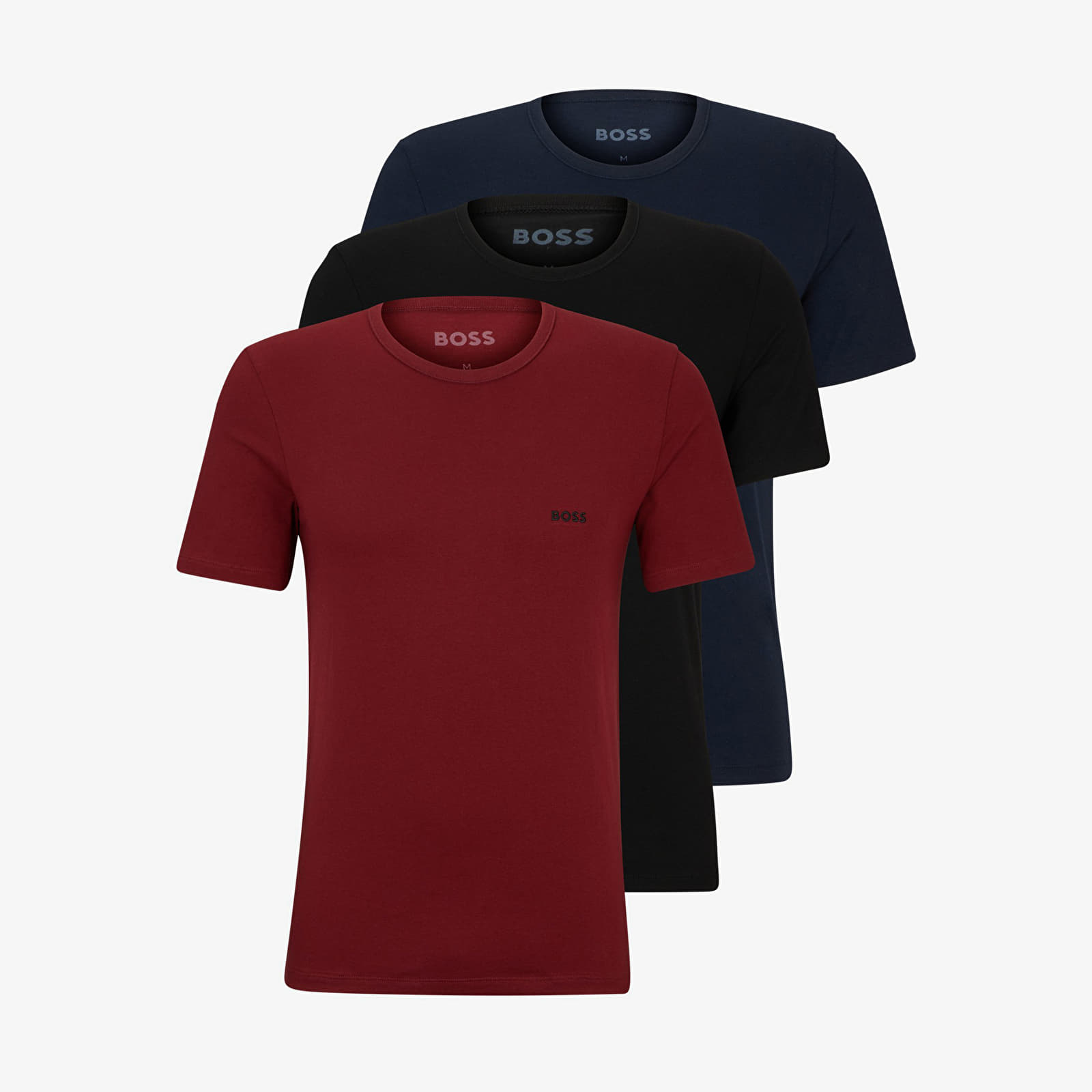 Marškinėliai Hugo Boss Classic T-Shirt 3-Pack Black/ Red