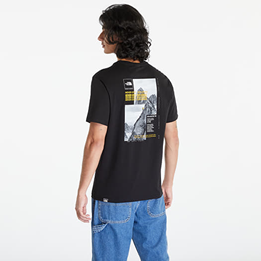 T-shirts The North Face Collage Tee TNF Black/ Summit Gold Footshop