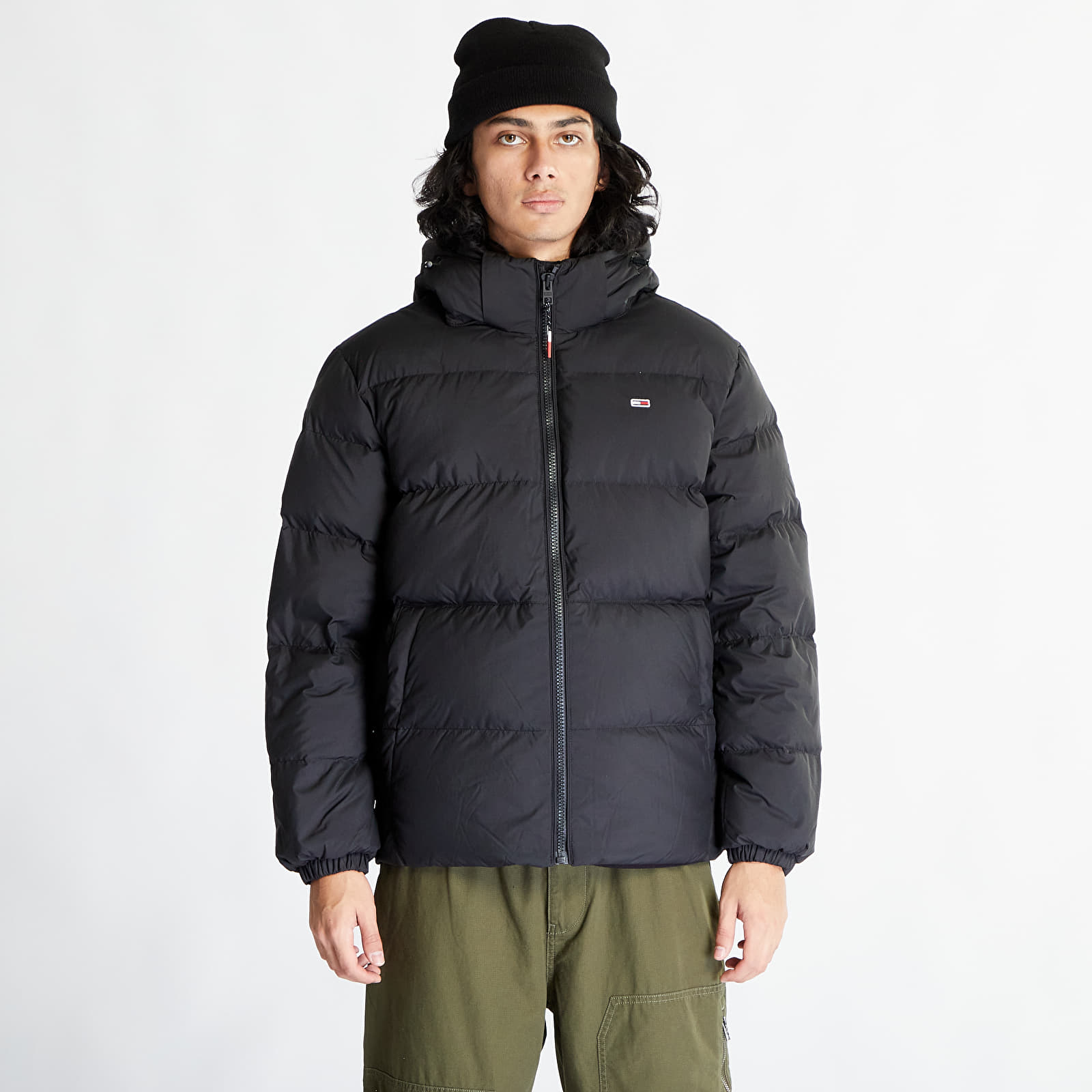 Jackets Tommy Jeans Essential Down Jacket Black