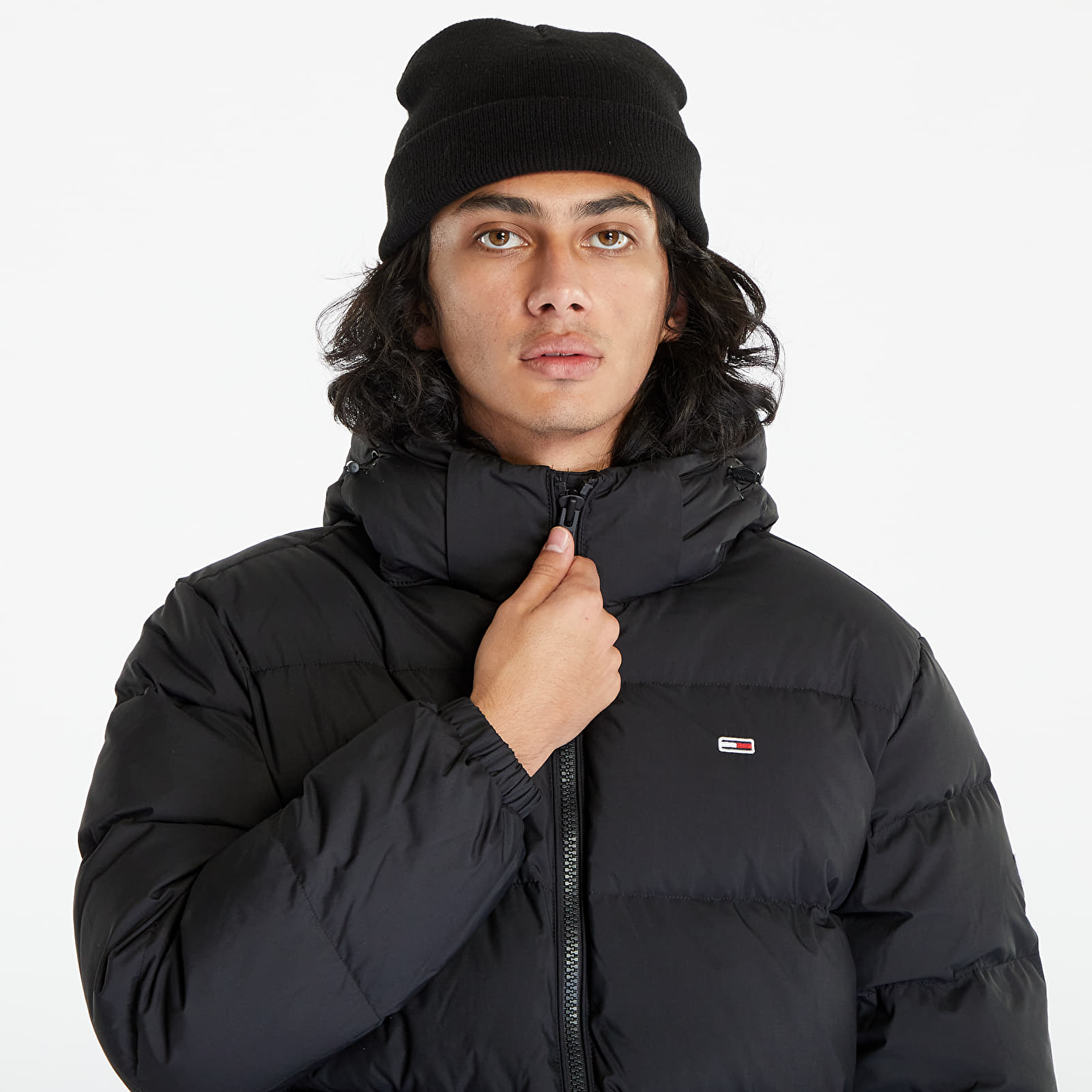 Jackets Tommy Jeans Essential Down Jacket Black Footshop