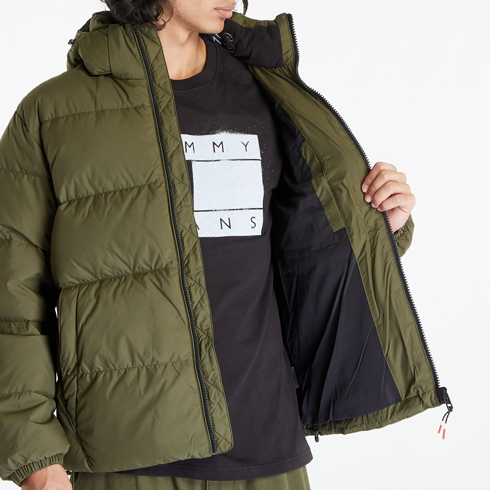 Jakker Tommy Jeans Essential Down Jacket Green