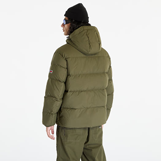 Jackets Tommy Jeans Essential Down Jacket Green | Footshop