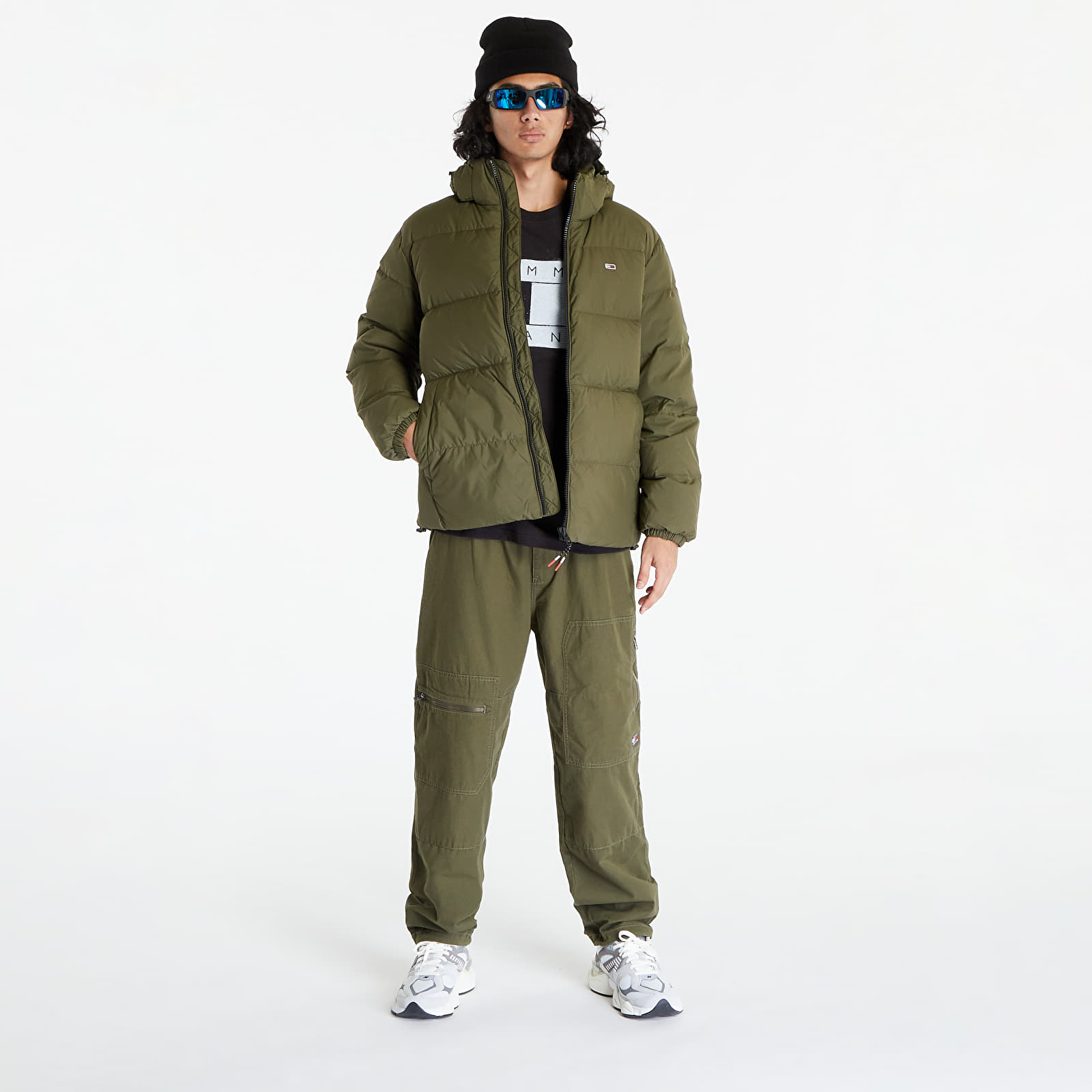 Jakker Tommy Jeans Essential Down Jacket Green