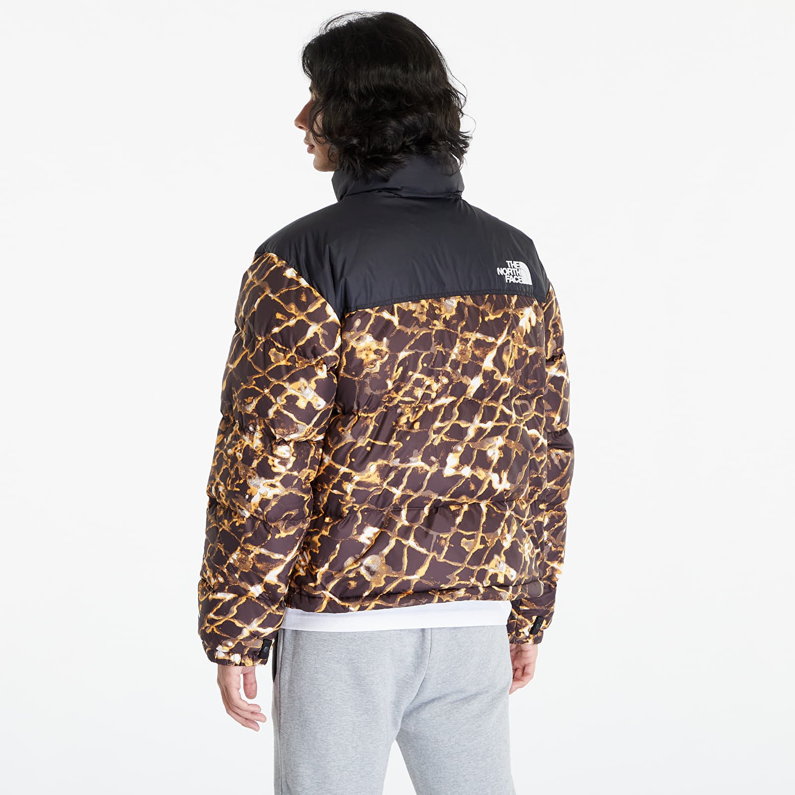 Kurtki The North Face M 1996 Retro Nuptse Jacket Coal Brown Wtrdstp/ TNF Black