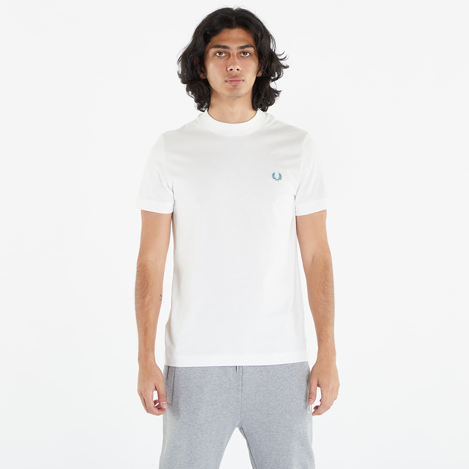Levně FRED PERRY Rave Graphic T-Shirt Snow White