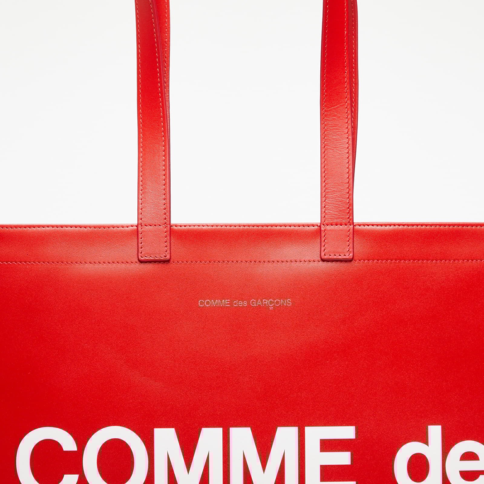 Crossbody чанти Comme des Garçons Huge Logo Tote Bag Red