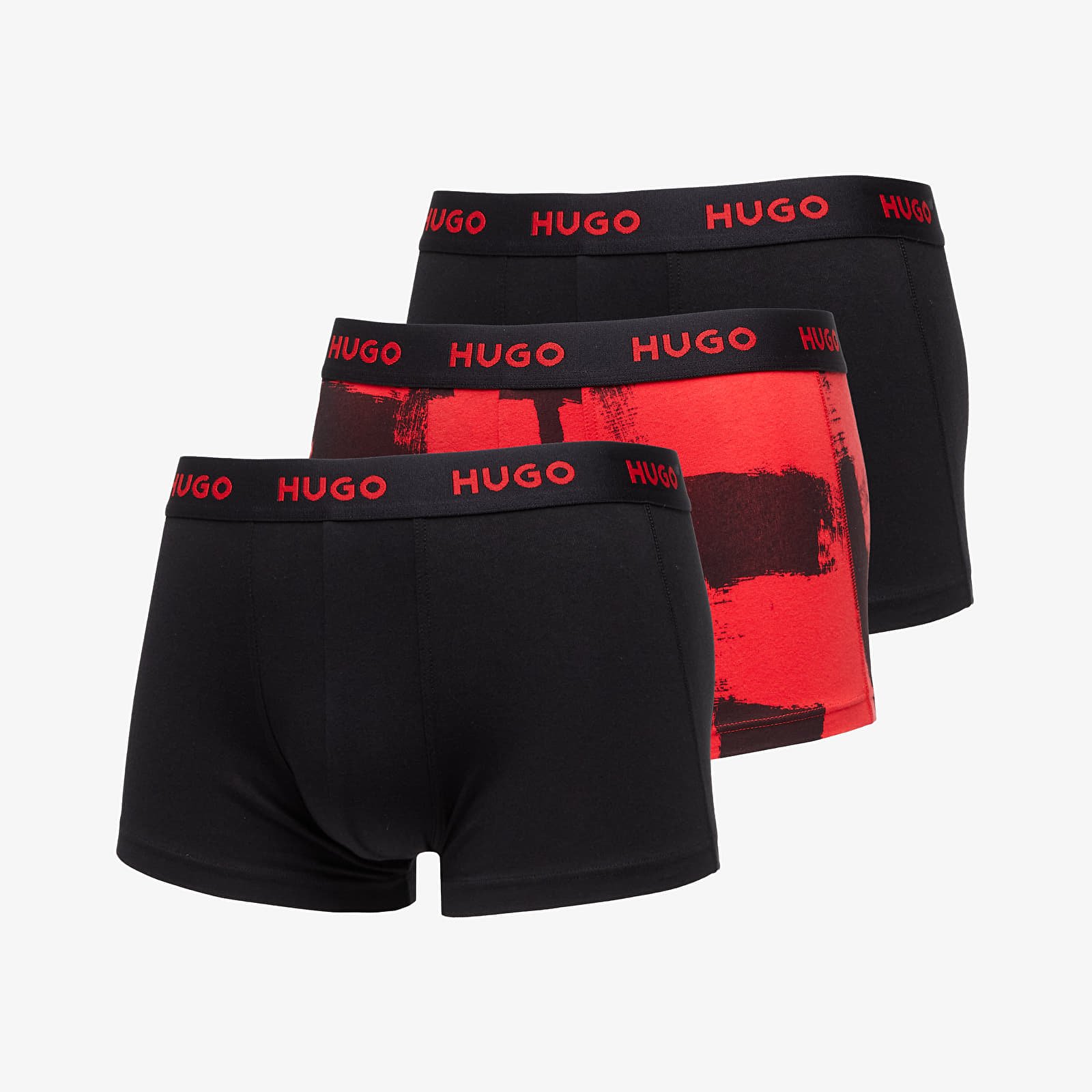 Levně Hugo Boss Logo-Waistband Stretch Trunks 3-Pack Multi