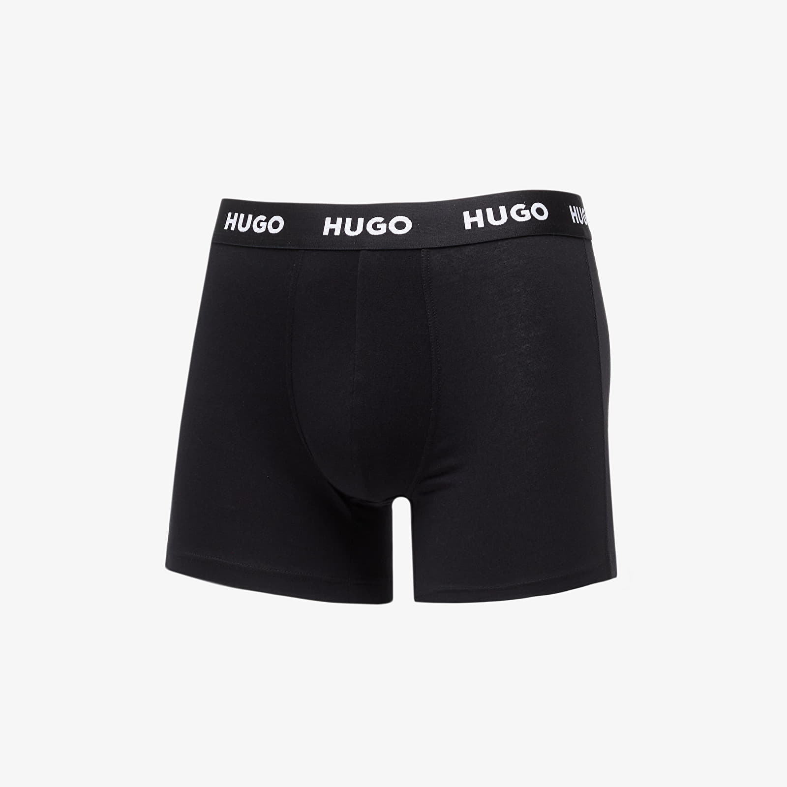 Bokseru šorti Hugo Boss Logo-Waistband Boxer Briefs 3-Pack Black