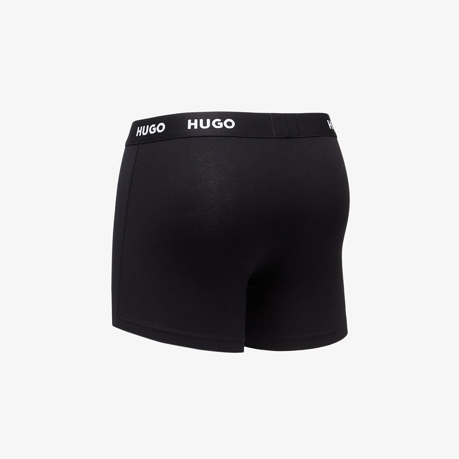 Bokseru šorti Hugo Boss Logo-Waistband Boxer Briefs 3-Pack Black