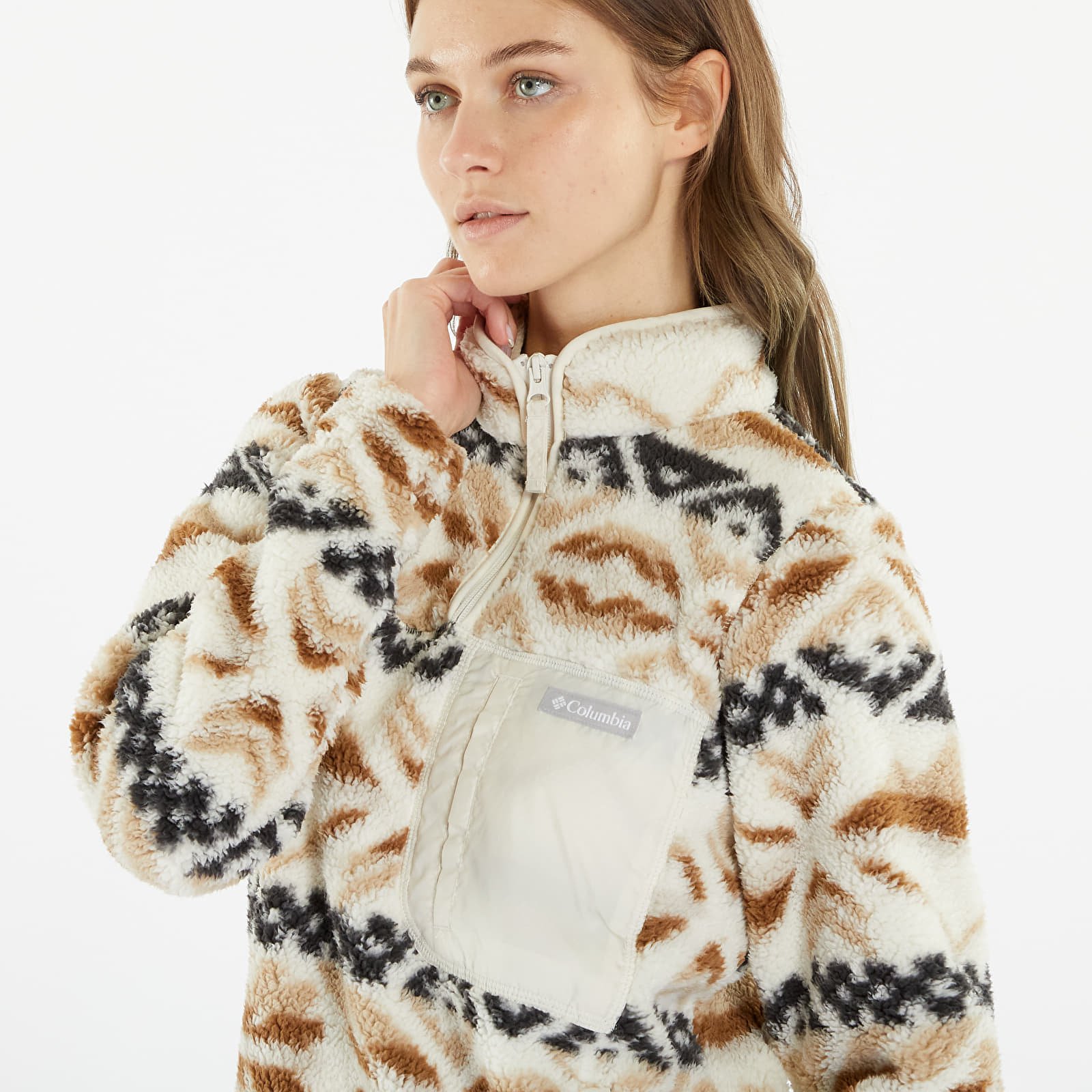 Columbia mountain side printed pullover outlet