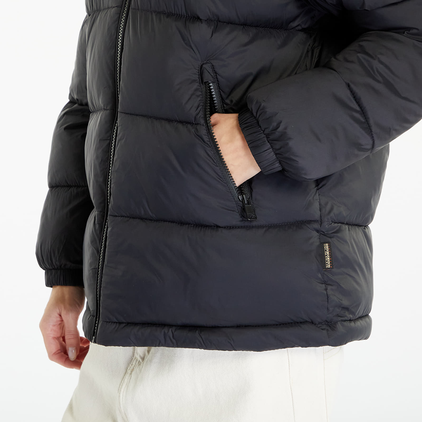 Kabátok Napapijri A-Box Jacket Black