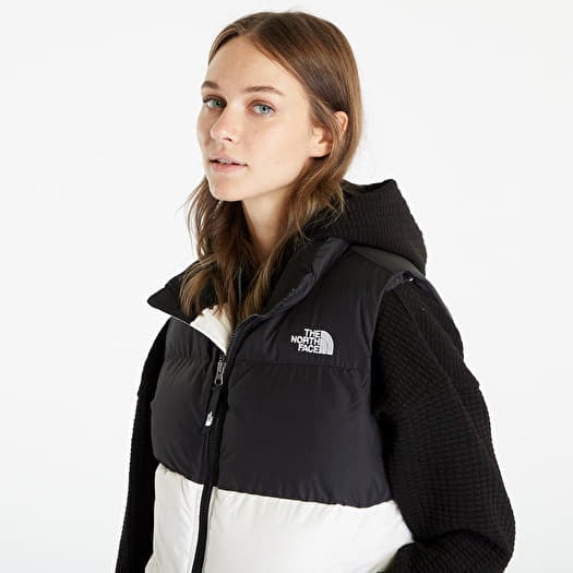 Womens north face white vest store