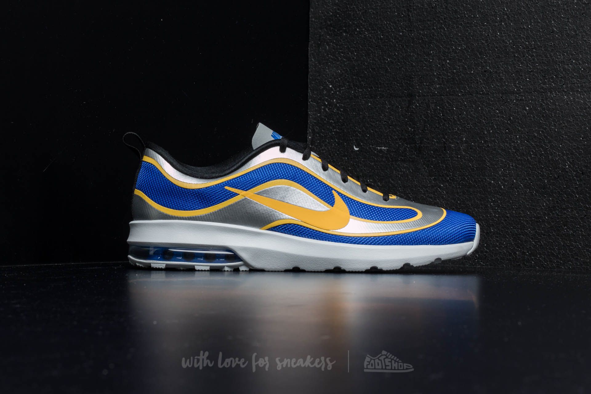 Herren Sneaker und Schuhe Nike Air Max Mercurial 98 QS Racer Blue Varsity Maze Metalic Silver Black Footshop