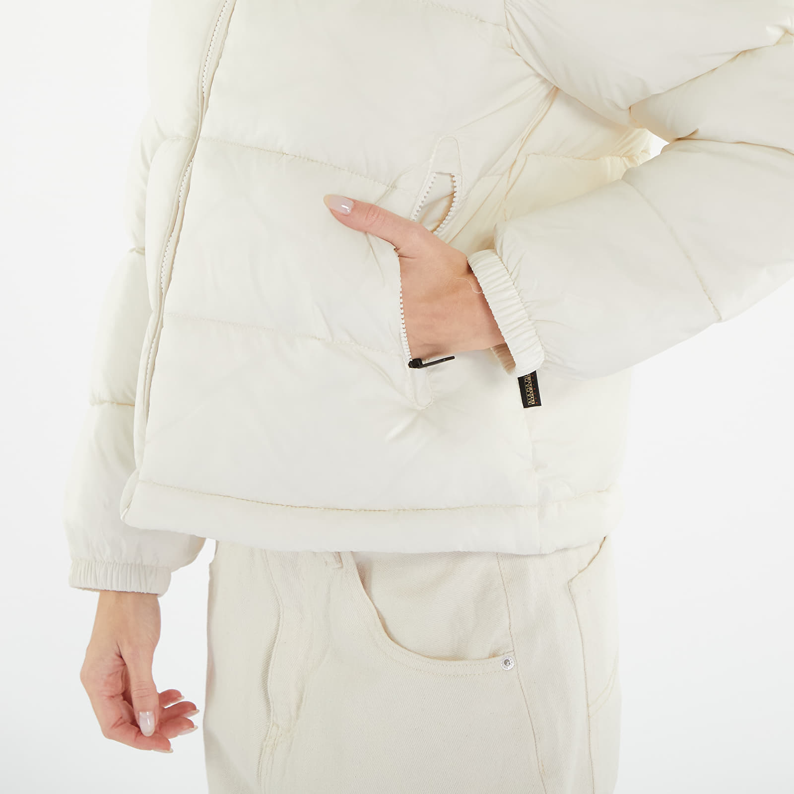 Kurtki Napapijri A-Box W 3 Jacket White Whisper