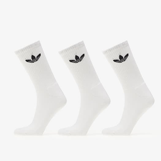Ponožky adidas Trefoil Cushion Crew Socks 3-Pack White