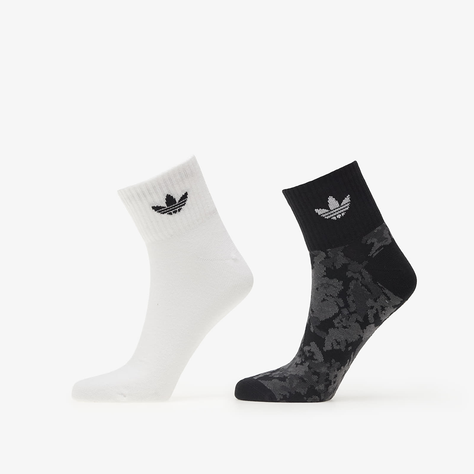 adidas Camo Ankle Socks 2-Pack Multicolor/ Black/ White