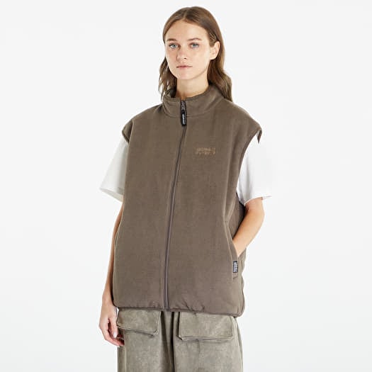Vests Gramicci Reversible Fleece Vest UNISEX Taupe Footshop