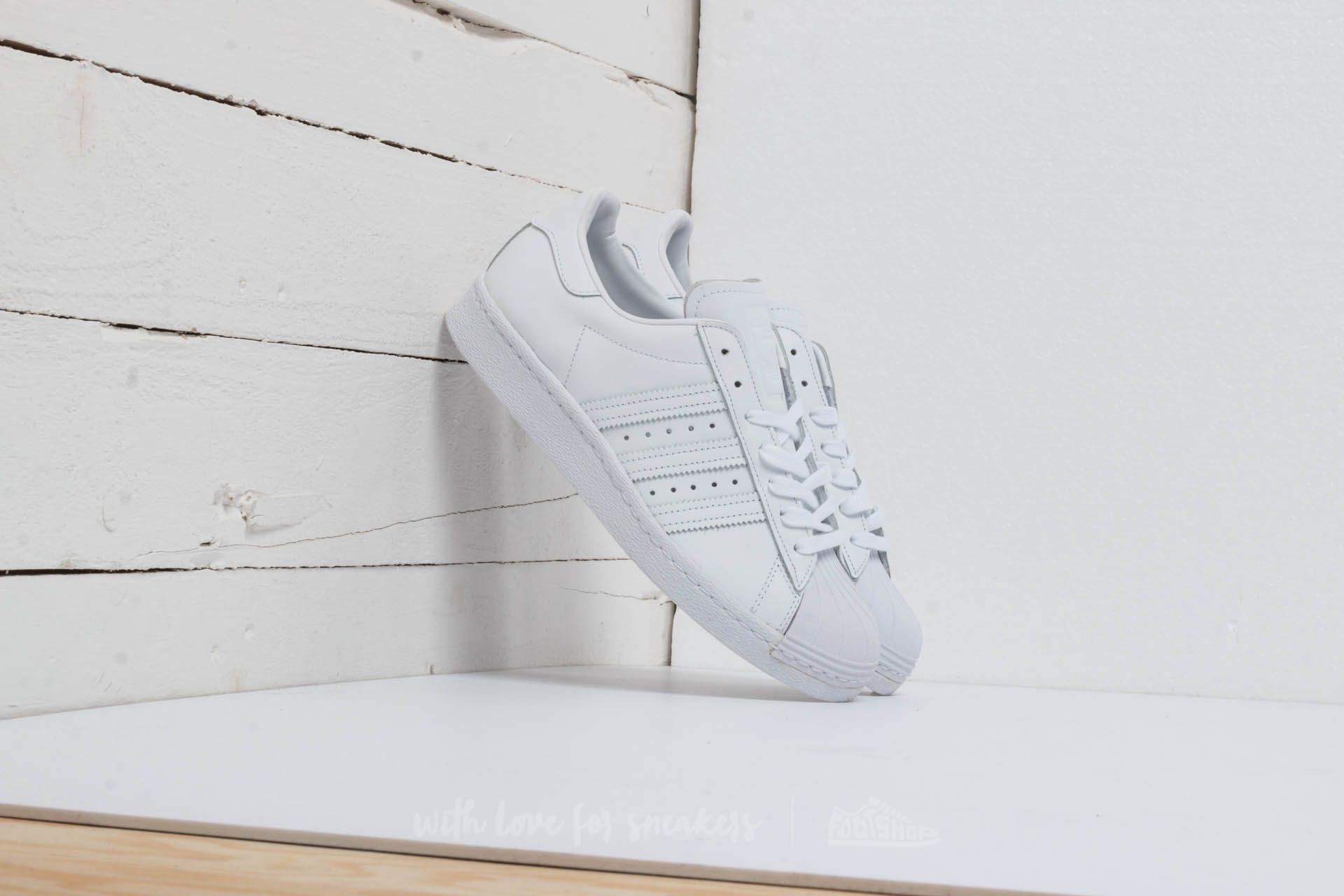Superstar 80s hot sale all white