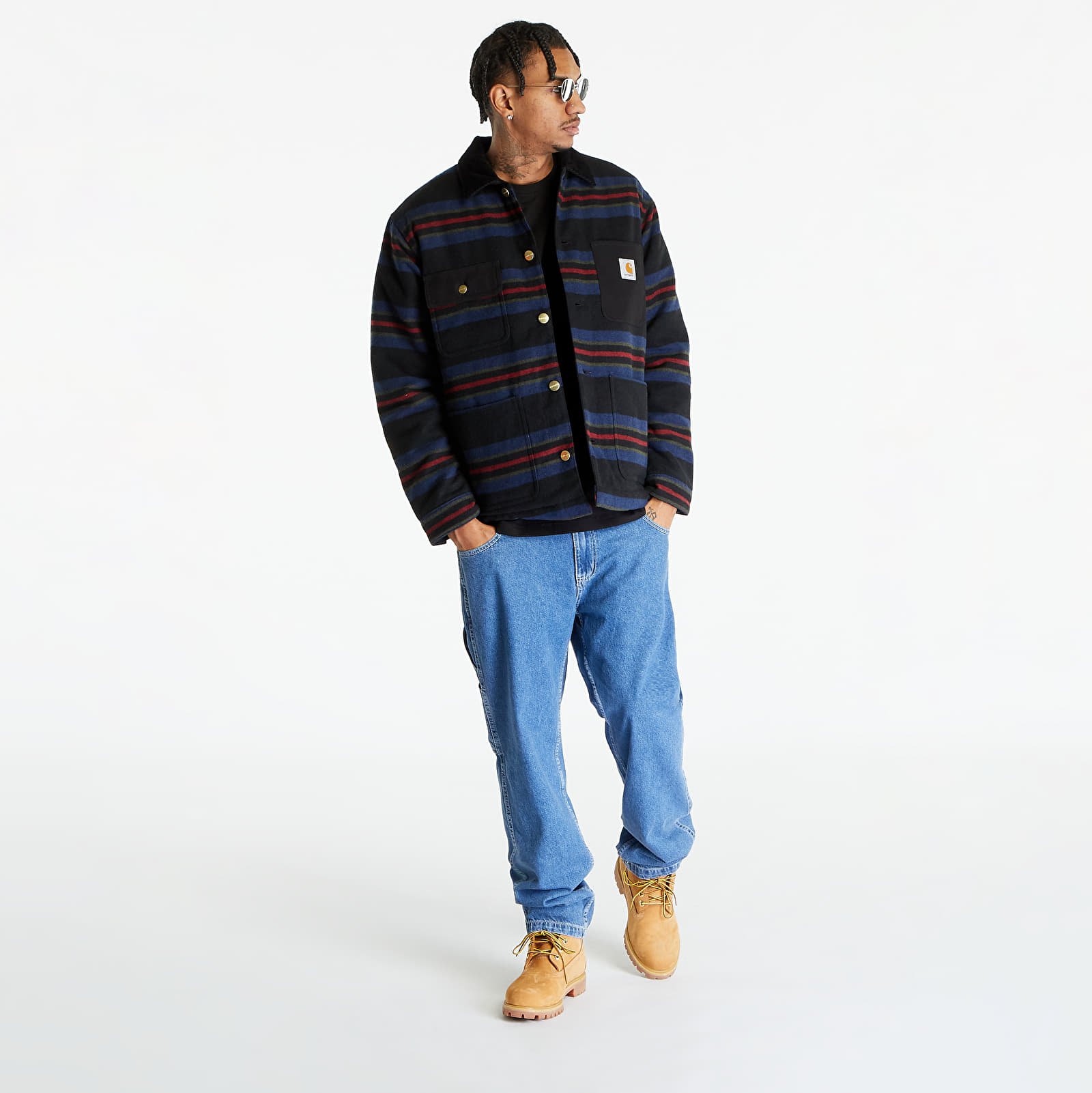 Bundy Carhartt WIP Oregon Jacket Starco Stripe/ Black