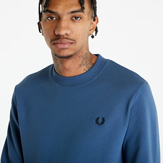 Fred perry blue sweatshirt shop