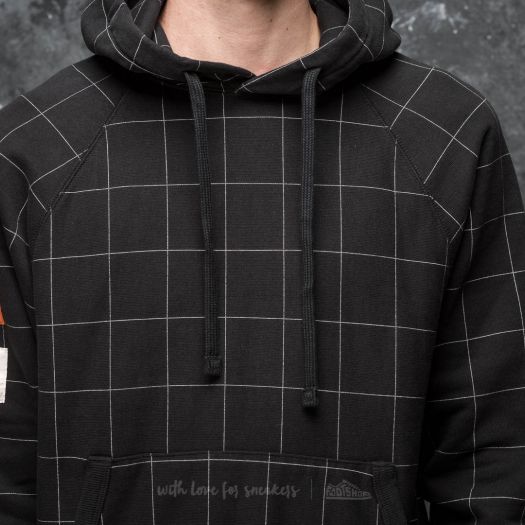 Hoodies and sweatshirts Champion x WOOD WOOD Hooded Sweatshirt Black White Footshop