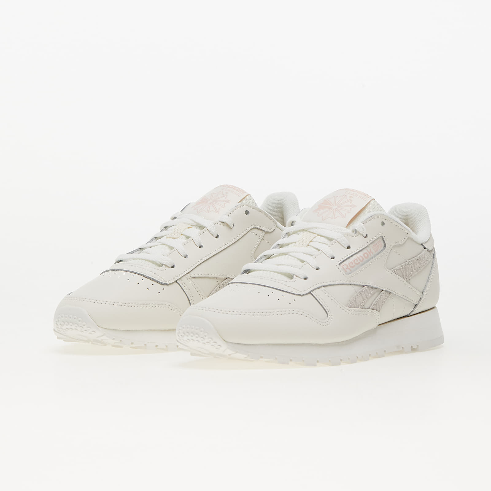 Women's shoes Reebok Classic Leather Chalk/ Chalk/ Pospin