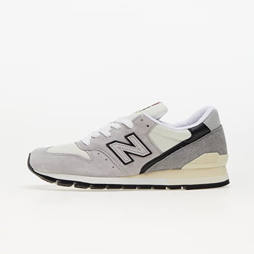 New balance 996 outlet grey and white trainers
