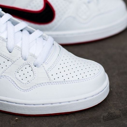 Men s shoes Nike Son Of Force MID White Black Gym Red Footshop