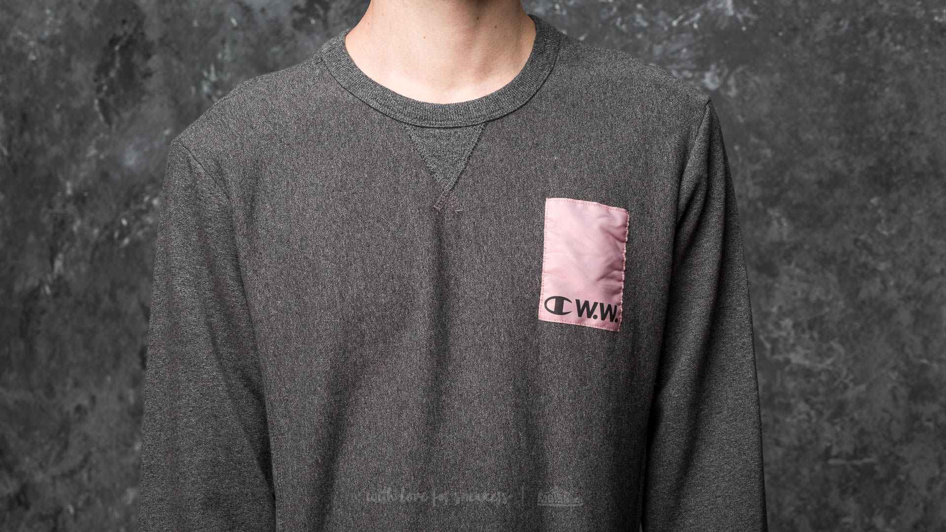 Hoodies and sweatshirts Champion x WOOD WOOD Crewneck Sweatshirt Grey Footshop