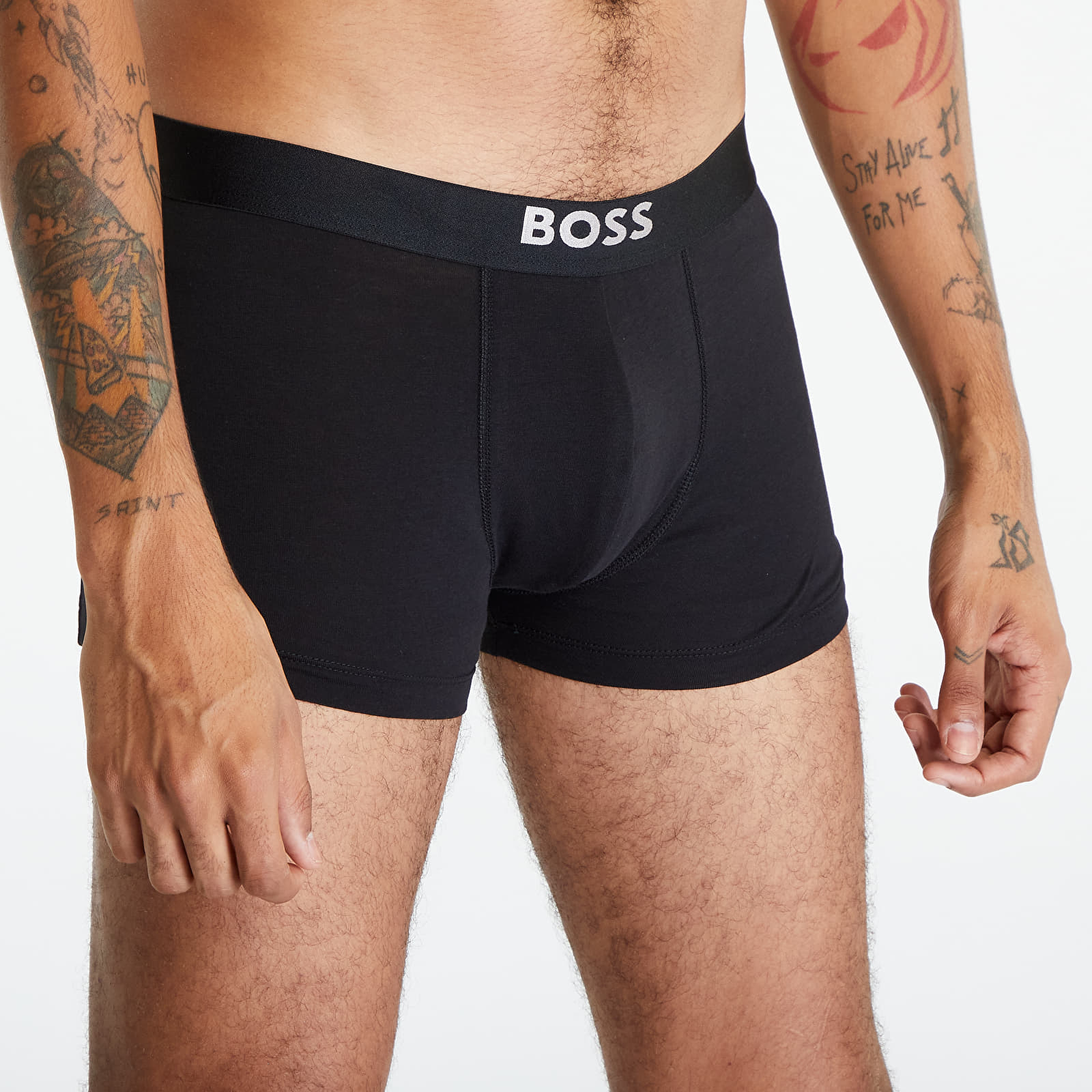 Pólók Hugo Boss T-Shirt Rn & Trunk Gift Black