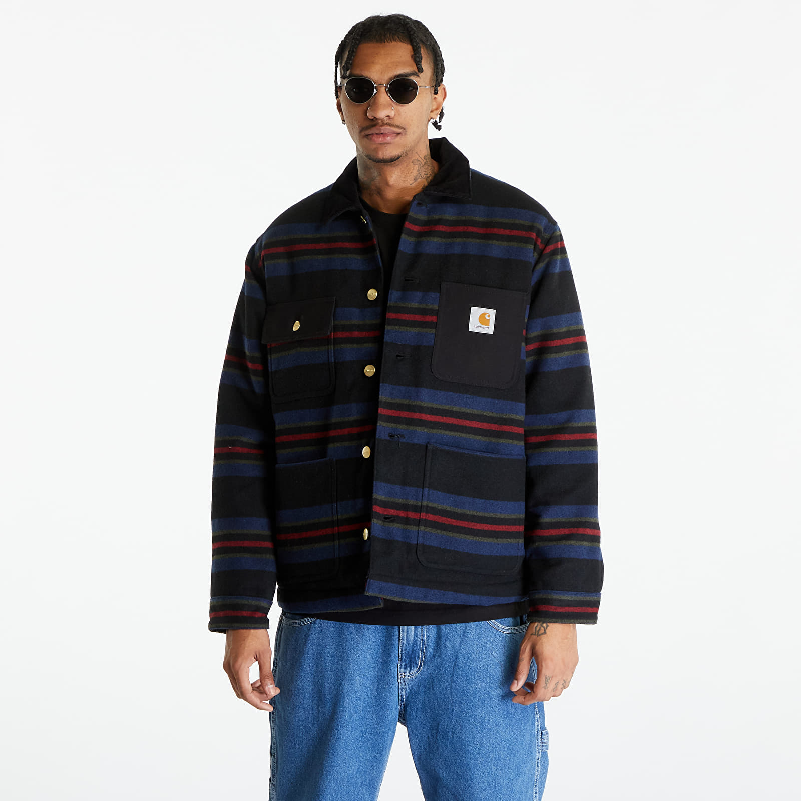Bundy Carhartt WIP Oregon Jacket Starco Stripe/ Black