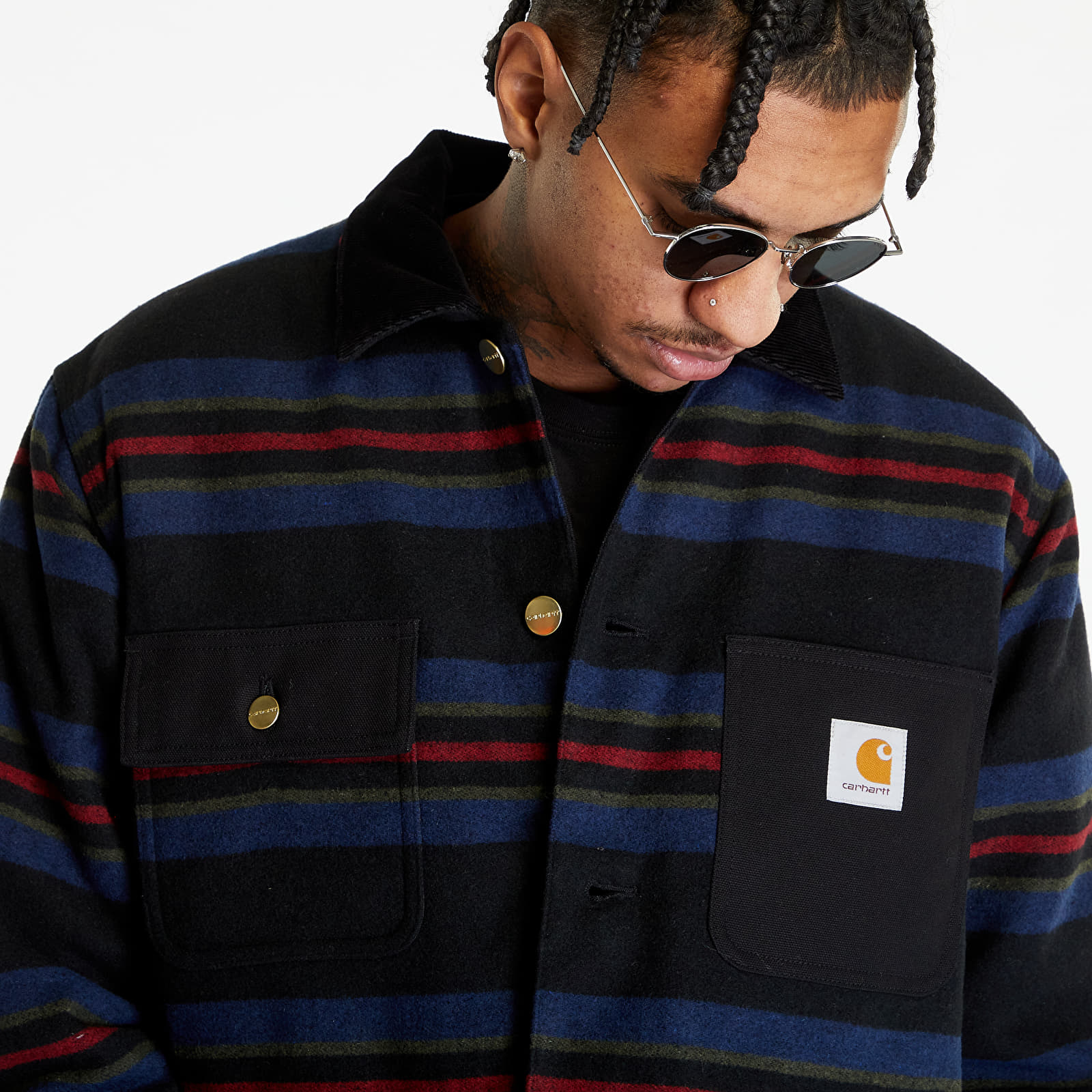 Bundy Carhartt WIP Oregon Jacket Starco Stripe/ Black