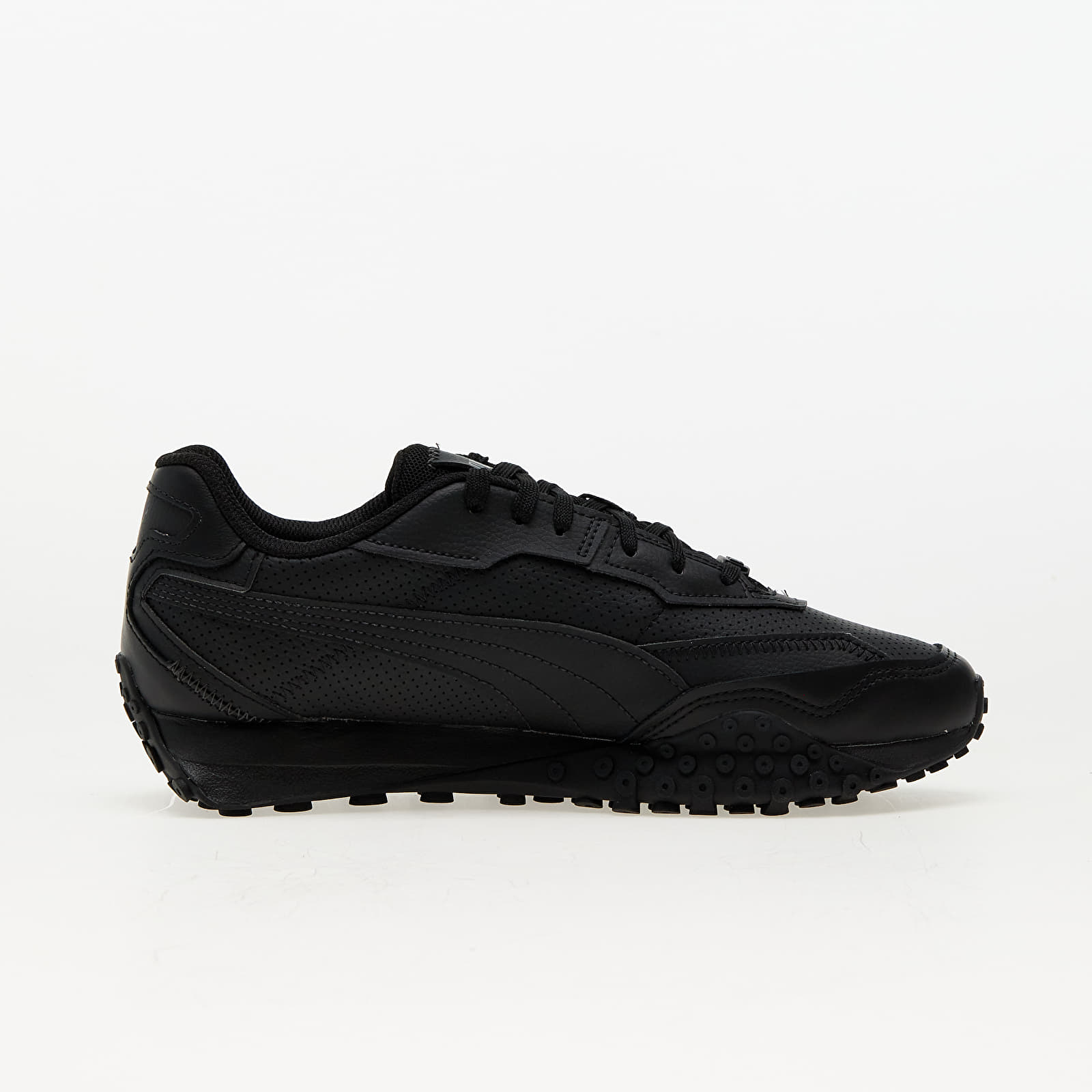 Încălțăminte și sneakerși pentru bărbați Puma Blktop Rider Leather Black